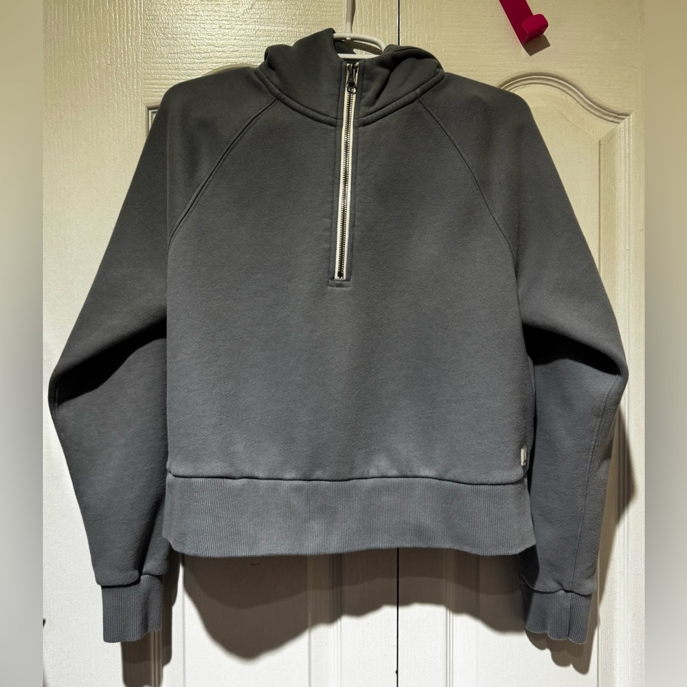 Vuori Charcoal Women's Half-Zip Hoodie